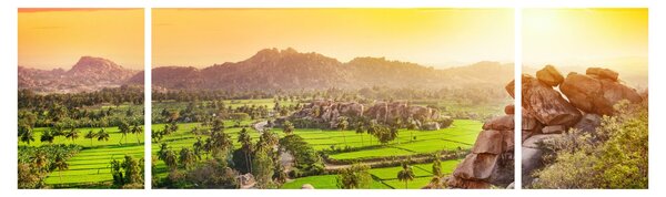 Obraz Hampi údolí v Indii (170x50 cm)