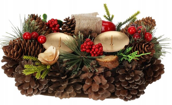 Svícen, podstavec Home Styling Collection 8 cm na 2 svíčky