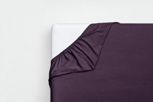 Lejaan Prostěradlo Velvet Plum 60 x 120 cm
