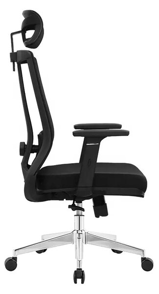 Kancelářská ergonomická židle Neoseat SABRINA — černá, nosnost 150 kg