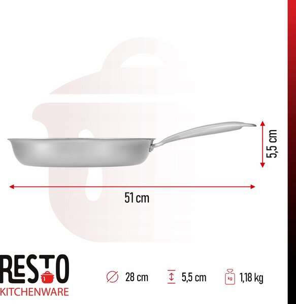 Tradiční pánev Resto 28 cm s nepřilnavým povrchem