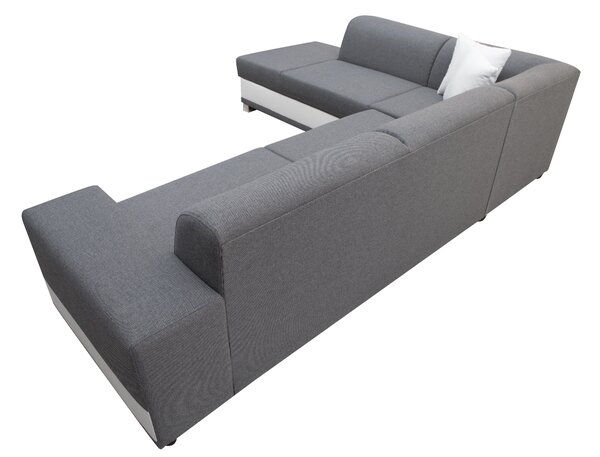Rohová sedací souprava Darcia (šedá) (L). Akce -20%
