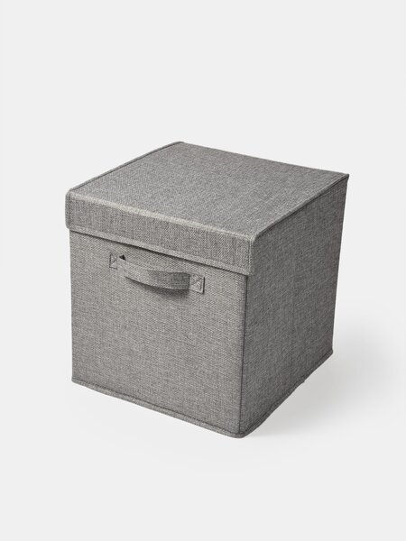 Sinsay - Skládací úložný box s rukojetí a víkem - šedá