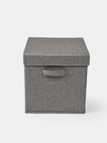 Sinsay - Skládací úložný box s rukojetí a víkem - šedá