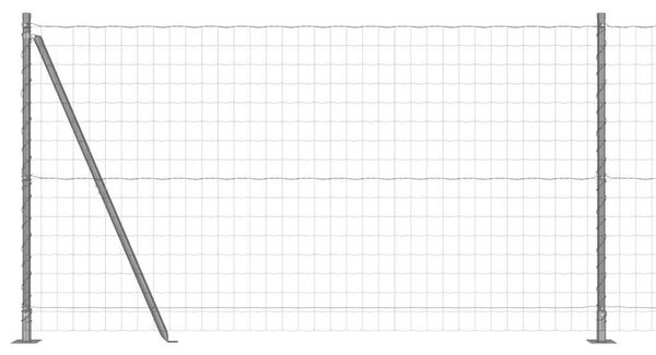 Ocelový plotový panel Gaashek, rozměry 10 x 1,2 metru, s PVC povlakem, odolný vůči povětrnostním vlivům a korozi, tloušťka 18 mm, barva šedá