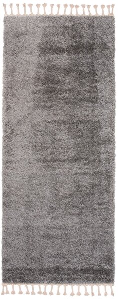 Makro Abra Koberec Běhoun Shaggy VERSAY EJF 6365A Tmavě šedý Rozměr: 70x250 cm
