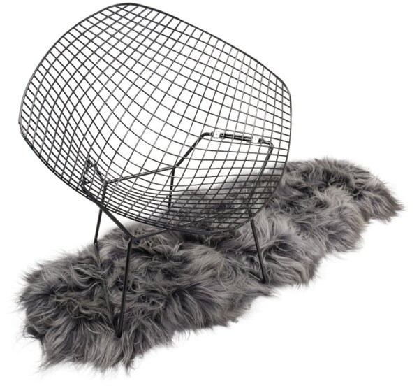ARCTIC FUR Koberec, islandská ovce, 2 kůže, 185x70 cm, ocelově šedá