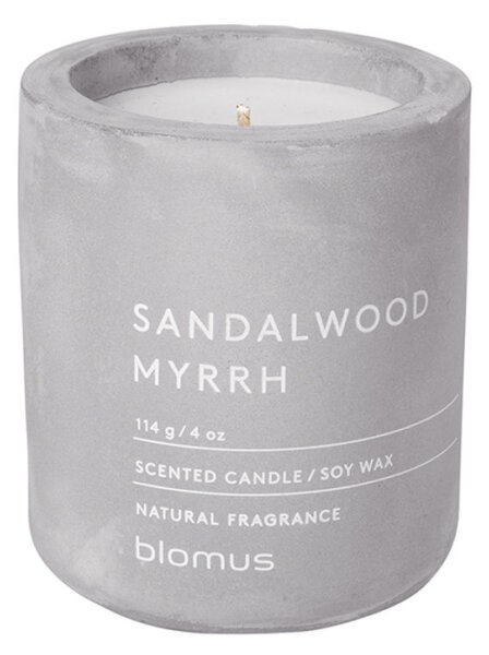 Vonná svíčka ze sojového vosku Sandal, Myrrh malá Blomus