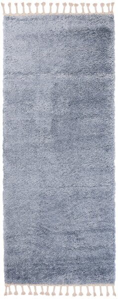 Makro Abra Koberec Běhoun Shaggy VERSAY EJF 6365A Modrý Rozměr: 70x250 cm