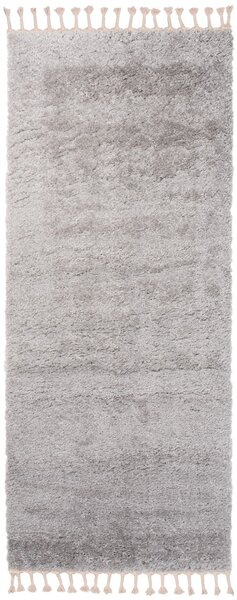 Makro Abra Koberec Běhoun Shaggy VERSAY EJF 6365A Šedý Rozměr: 100x200 cm
