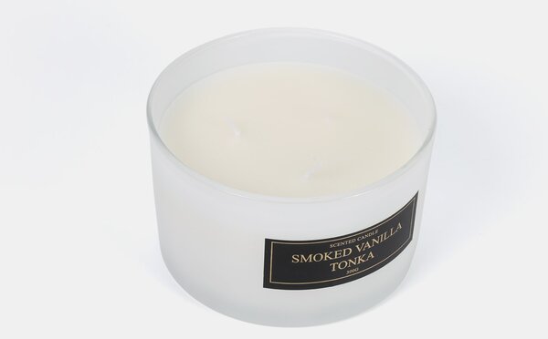 Sinsay - Vonná svíčka Smoked Vanilla Tonka - bílá