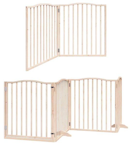 Ohrádka pro psy, skládací - 8 panelů, délka 640 cm - volně stojící a bezpečná