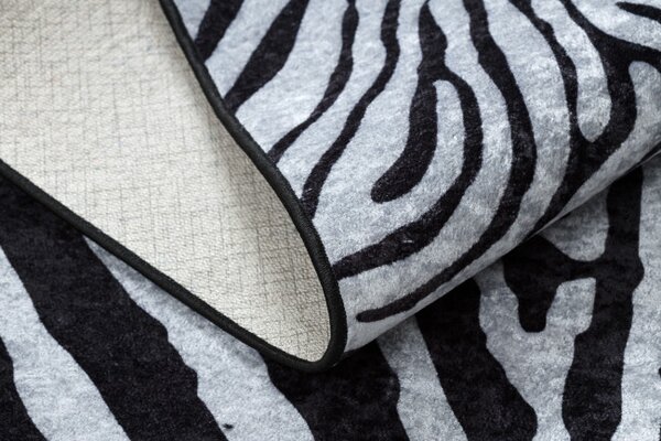 Koberec MIRO 51331.803 zebra, černý / bílý