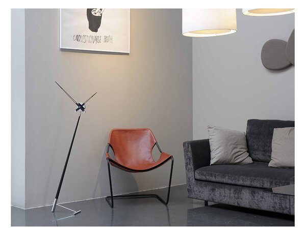Designové podlahové hodiny Nomon Pisa L černá 150cm