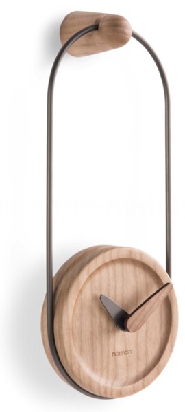Designové nástěnné hodiny Nomon Eslabon GR oak small 26cm