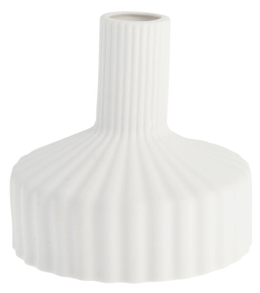 Keramická váza Samset Stripes White 16 cm Storefactory Scandinavia