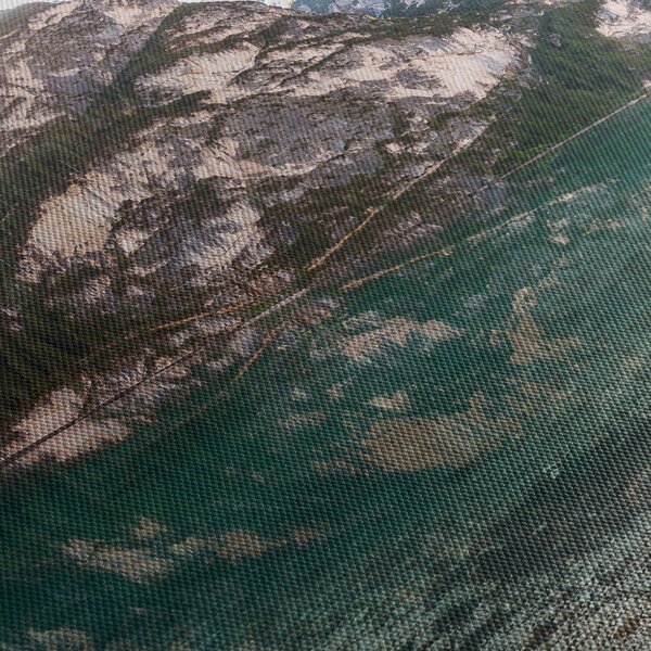 Obraz horského jezera (70x50 cm)