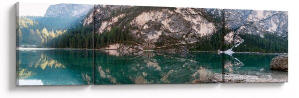 Obraz horského jezera (170x50 cm)