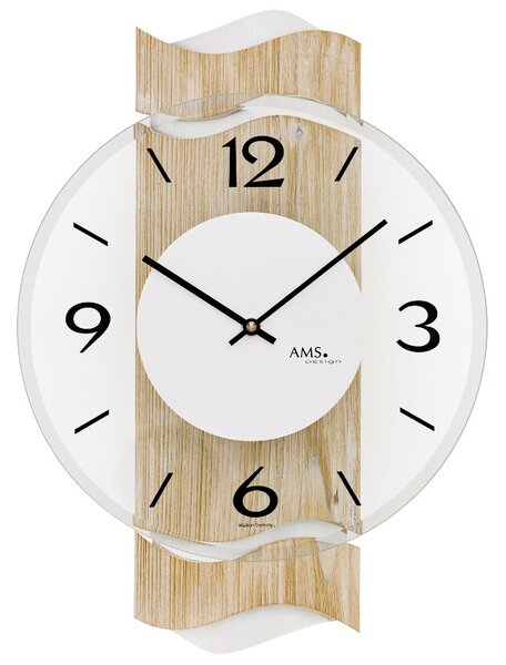 Designové nástěnné hodiny 9621 AMS 39cm
