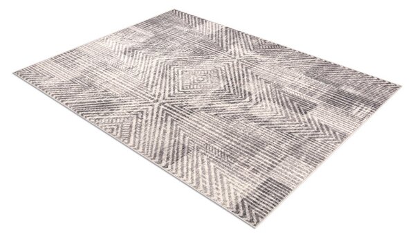 Koberec ANGEL 7890 / 52042 rybí kost, chevron béžový / šedý