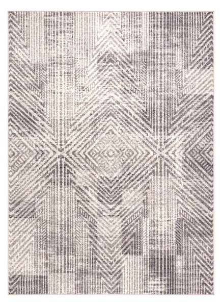 Koberec ANGEL 7890 / 52042 rybí kost, chevron béžový / šedý