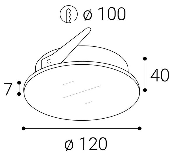 LED2 2050571 LED2 Zápustné svítidlo STATIC II, L 12W 2700K/3000K/4000K bílá - LED2 Lighting