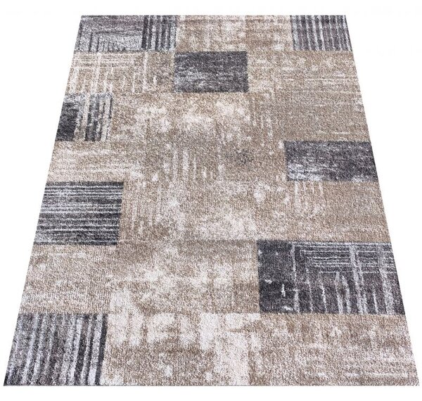Makro Abra Moderní kusový koberec Panamero 24 hnědý Rozměr: 80x150 cm