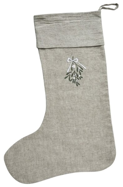 Lene Bjerre Lněná vánoční punčocha Missine Linen LB317