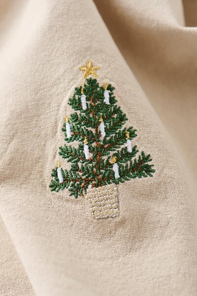 Ib Laursen Bavlněný ubrousek Christmas Tree IBL417