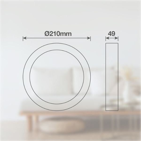Prémiové LED venkovní osvětlení Doko kruh s čidlem pohybu IP54 15W 1100lm denní, 3 roky