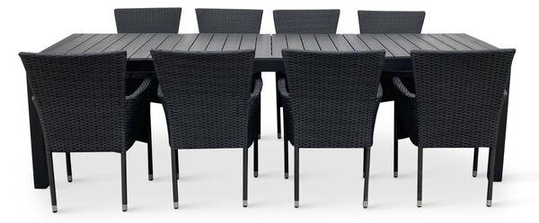 Jídelní set GRANDE PASTO + 8x křeslo BALI