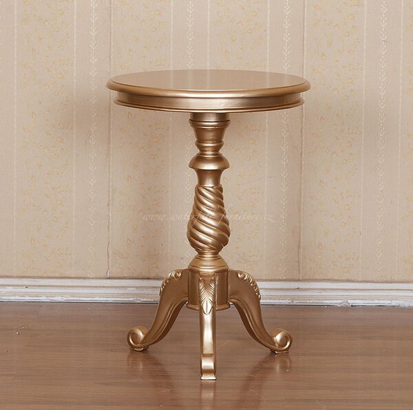 Malý zlatý odkládací stolek
