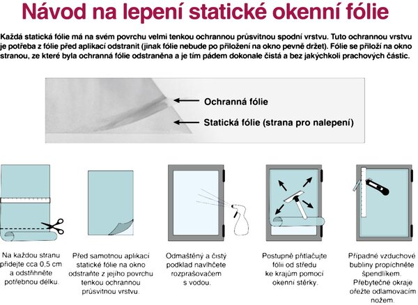 PATIFIX | Statická solární fólie na sklo STATIK 38-9100 | šířka 50 cm | zrcadlová