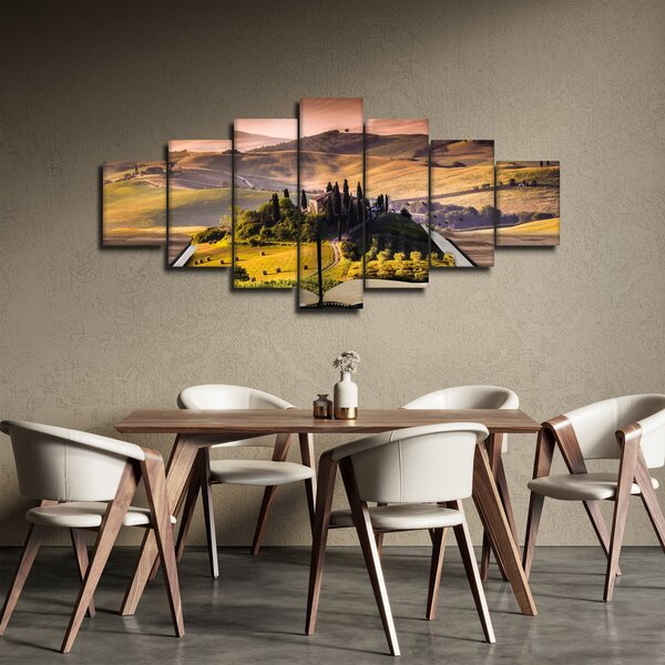 Obraz krajiny v knize (210x100 cm)