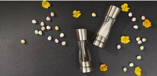 Cole&Mason - Sada mlýnků na sůl a pepř DERWENT 2 ks 19 cm lesklý chrom