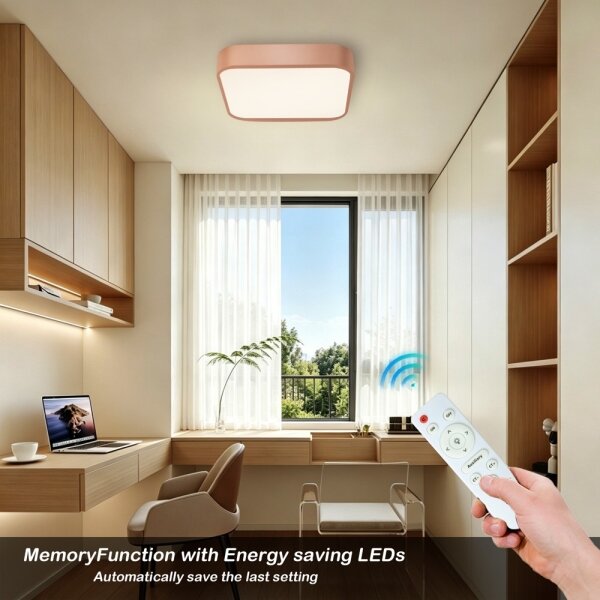 Brilagi - LED Stm. strop. svítidlo POOL SQUARE LED/36W/230V 40x40 cm bronzová+DO