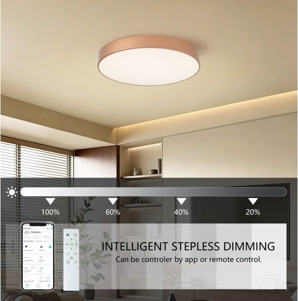 Brilagi-LED Stmív. svítidlo POOL SMART LED/60W/230V 50 cm Wi-Fi Tuya bronz + DO