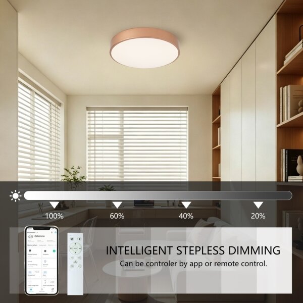 Brilagi-LED Stmív. svítidlo POOL SMART LED/48W/230V 40 cm Wi-Fi Tuya bronz + DO