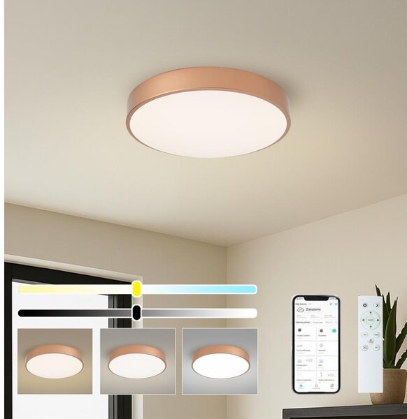Brilagi-LED Stmív. svítidlo POOL SMART LED/48W/230V 40 cm Wi-Fi Tuya bronz + DO