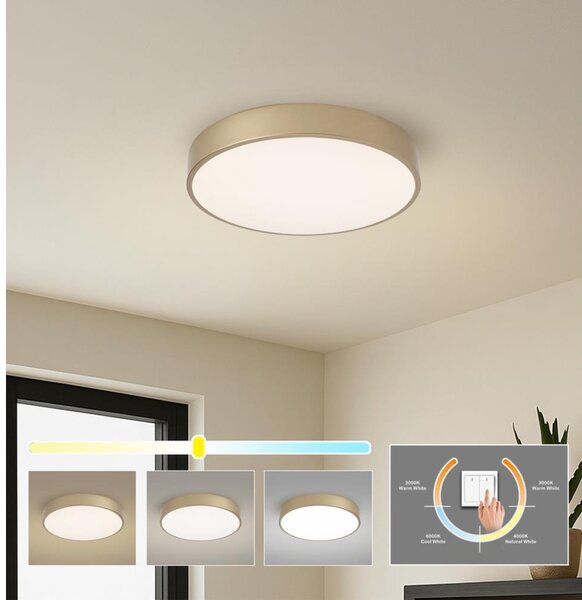 BRILAGI - LED Stropní svítidlo POOL LED/48W/230V 3000/4000/6000K pr. 40 cm zlatá