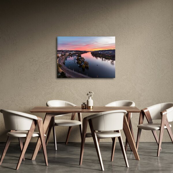 Obraz noční Prahy (70x50 cm)