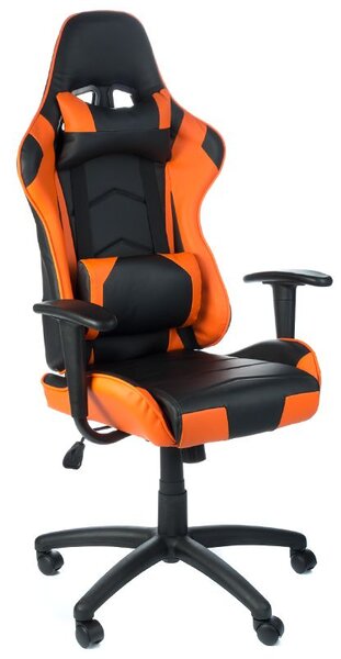 CorpoComfort Herní židle FIGHTER - oranžová