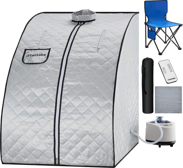 Mobilní parní sauna ThermaLuxe II, 1000 W, 15 teplotních stup - edomodrá