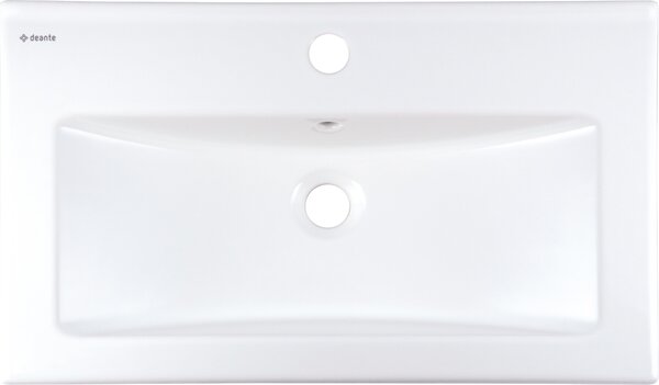 Deante Tubo umyvadlo 61.5x36 cm obdélníkový nábytkový bílá lesk CTU_636M