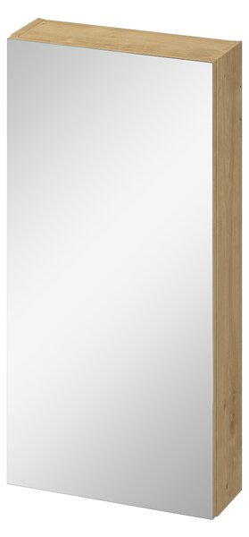 Cersanit City skříňka 40x14.1x80 cm se zrcadlem dub S584-114