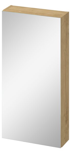 Cersanit City skříňka 40x14.1x80 cm se zrcadlem dub S584-114