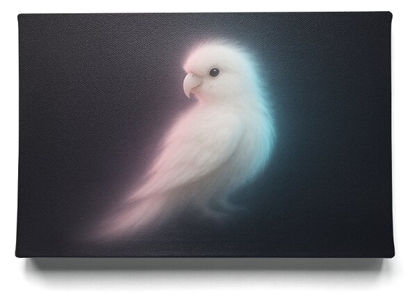 KRAFTHOUSE.EU Éterický Papoušek – obraz na plátno Premium Canvas | 100% bavlna | Různé rozměry Velikost: 30 x 20 cm