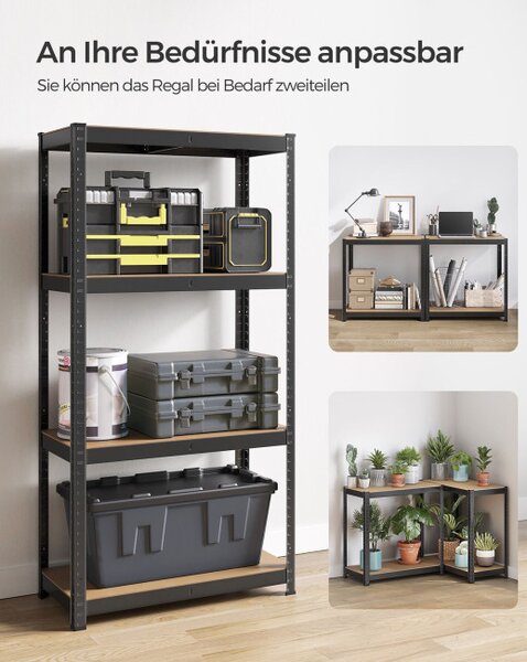 Regál 160x80x40 cm GLR044B01