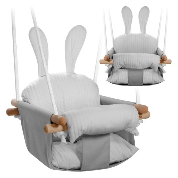 Dětská houpačka Hop 33 Rabbit Grey