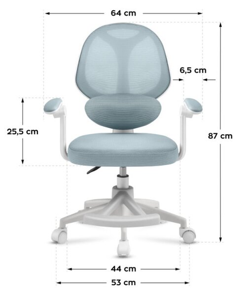 Dětská otočná židle Mark Adler Junior 4.5 Mint